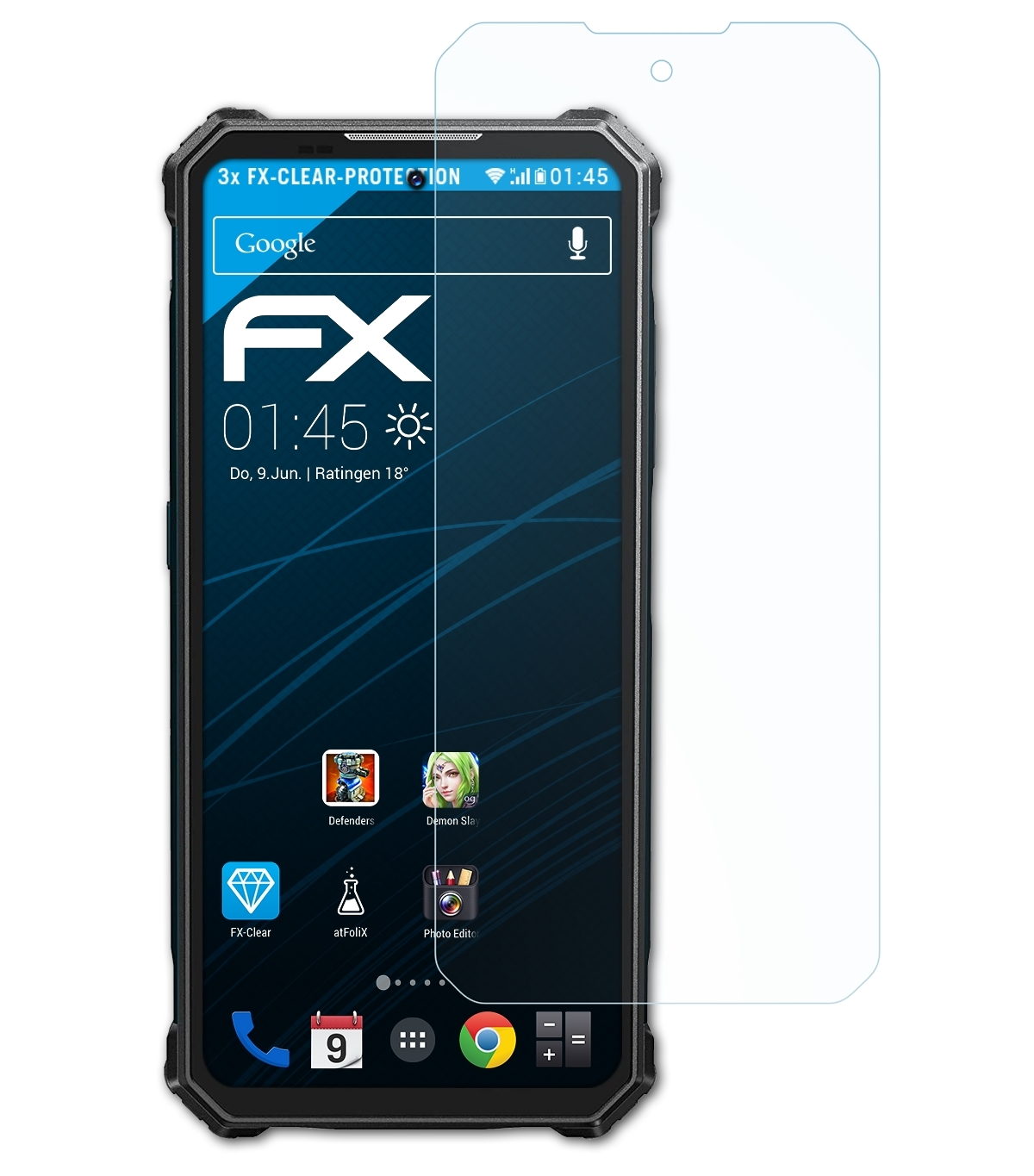 IIIF150 ATFOLIX R2022) FX-Clear Displayschutz(für 3x