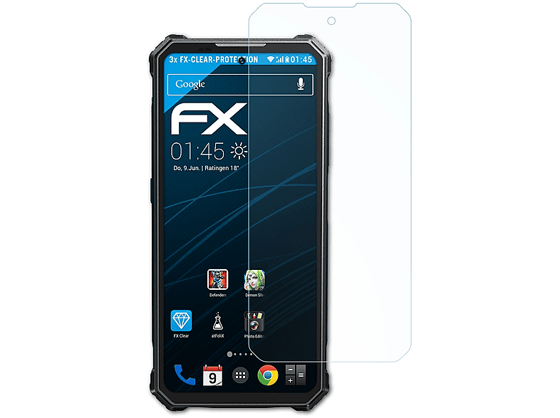 ATFOLIX 3x FX-Clear Displayschutz(für IIIF150 R2022)
