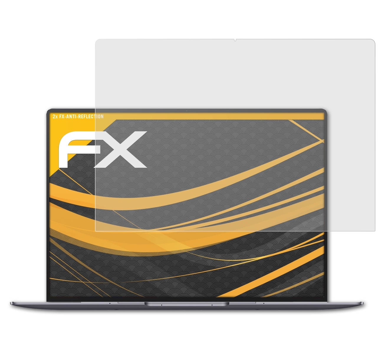 2x ATFOLIX Displayschutz(für (2022)) Pro MateBook FX-Antireflex Huawei X