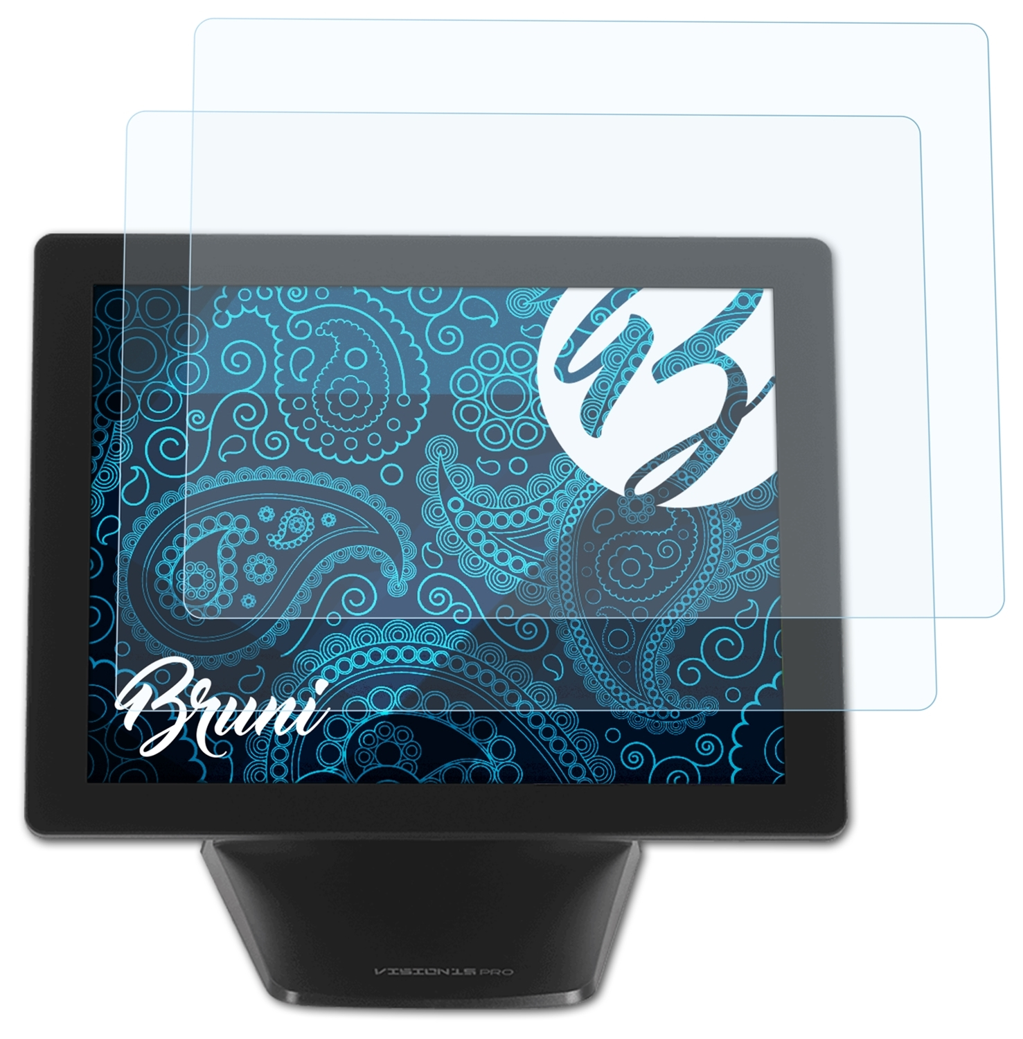 BRUNI 2x Basics-Clear Custom Pro) Vision15 Schutzfolie(für