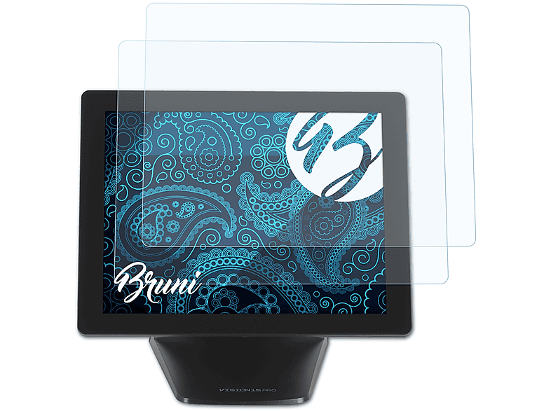 BRUNI 2x Basics-Clear Custom Pro) Vision15 Schutzfolie(für