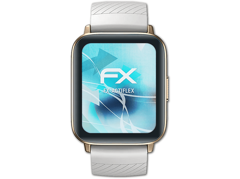 ATFOLIX 3x FX-ActiFleX Displayschutz(für Swim) Zeblaze
