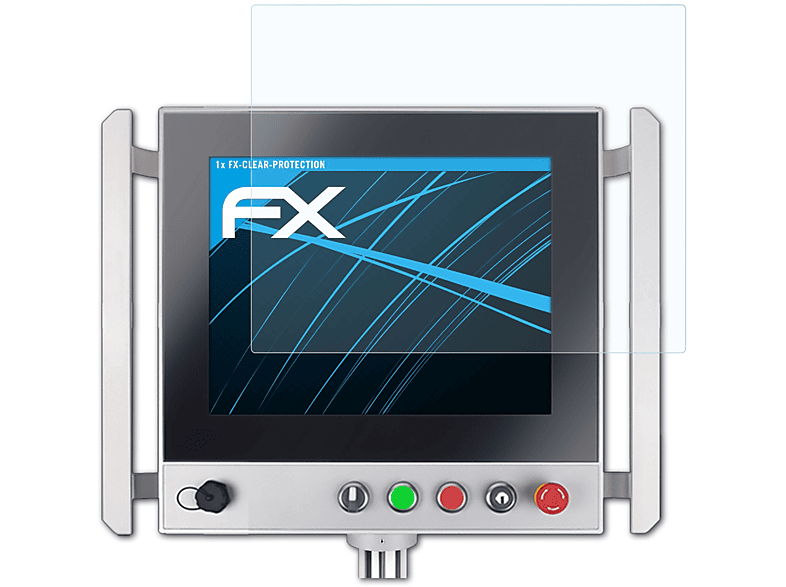 ATFOLIX FX-Clear Displayschutz(für Nodka IDP5915 (15 Inch)) | Monitor Displayschutz