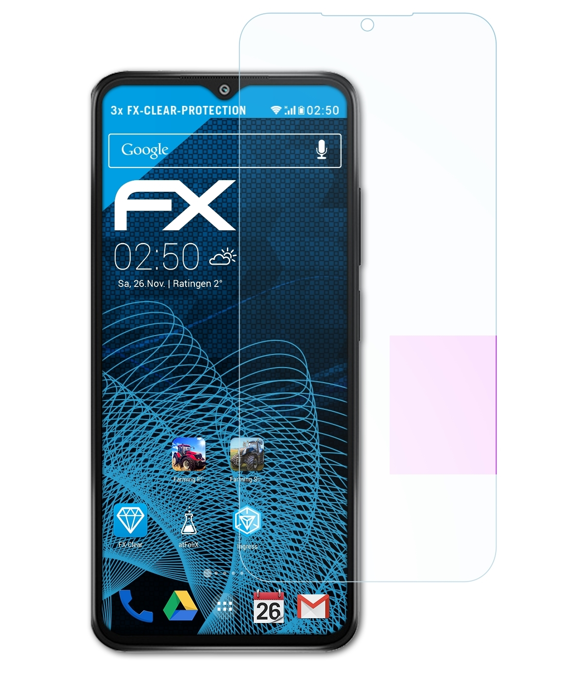 FX-Clear ATFOLIX Prime) Displayschutz(für 11 3x Xiaomi Redmi