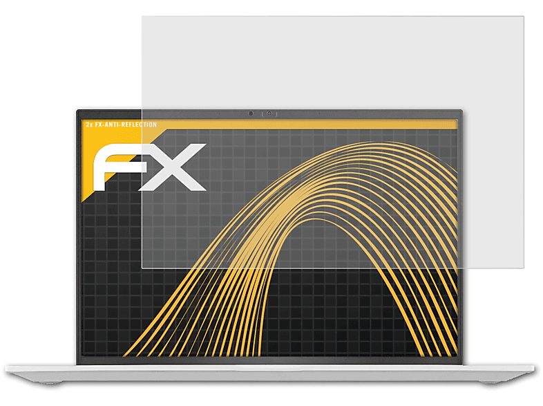 ATFOLIX 2x FX-Antireflex LG Gram Displayschutz(für (14Z90Q)) 14