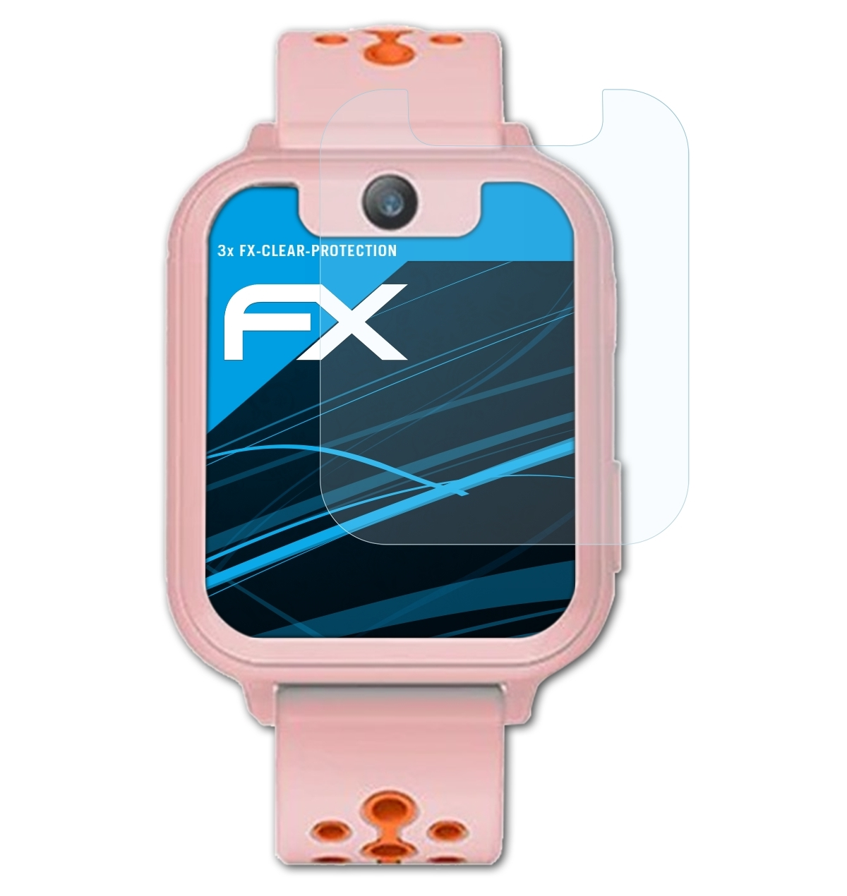 ATFOLIX 3x FX-Clear Roneberg RS6) Displayschutz(für