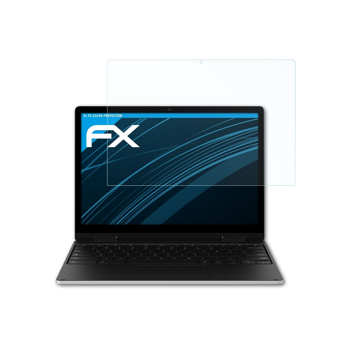 ATFOLIX 2x FX-Clear Displayschutz(für Samsung Chromebook2 360) Galaxy