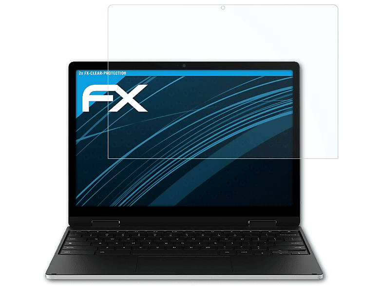 ATFOLIX 2x FX-Clear Displayschutz(für Samsung Chromebook2 360) Galaxy
