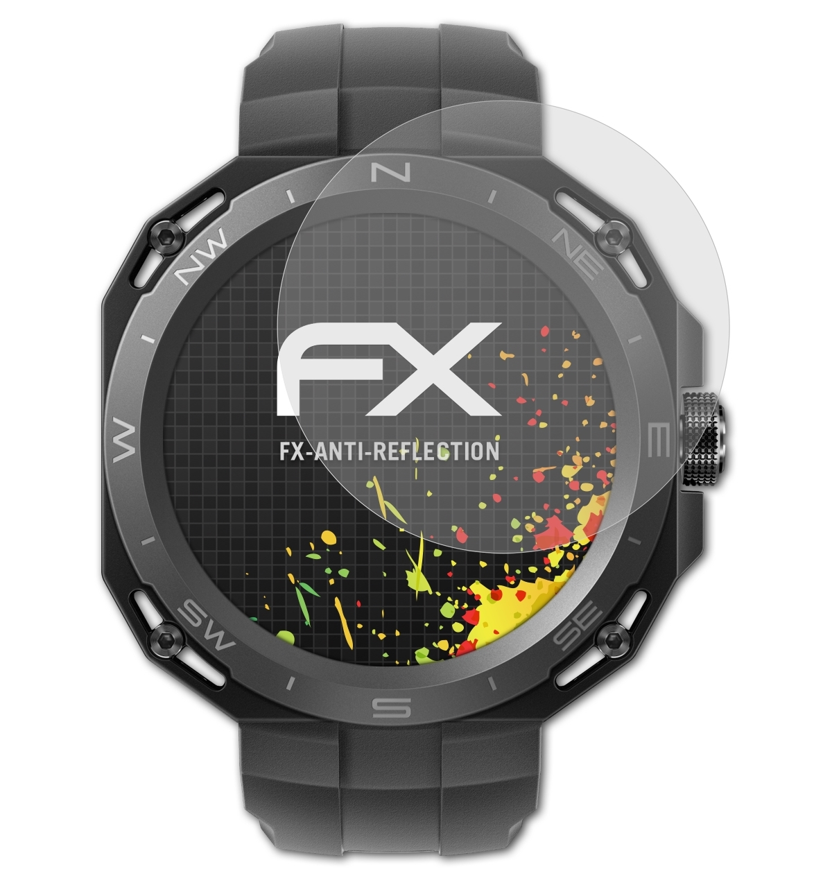 FX-Antireflex Watch Displayschutz(für ATFOLIX 3x Huawei GT Cyber)