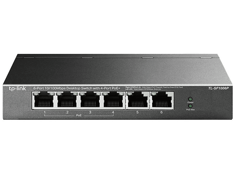 TP-LINK TL-SF1006P  Switch 6