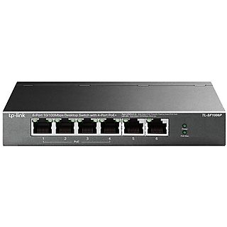 Switch  - TL-SF1006P TP-LINK, Negro
