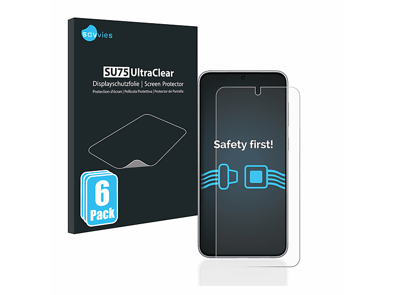 Edition) Samsung 6x Schutzfolie(für Enterprise klare SAVVIES Galaxy S23