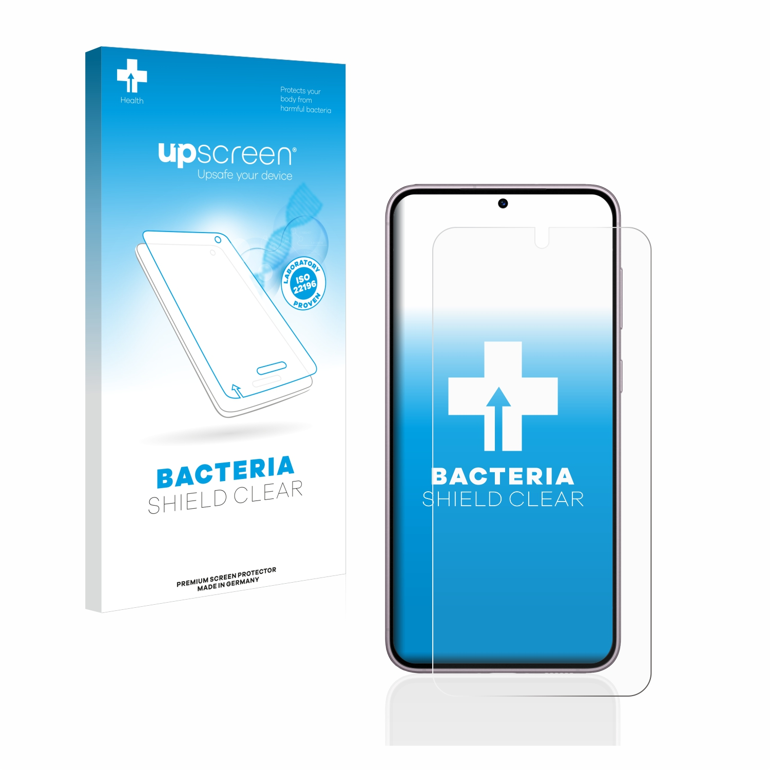 UPSCREEN antibakteriell klare Schutzfolie(für Samsung Enterprise S23 Edition) Galaxy