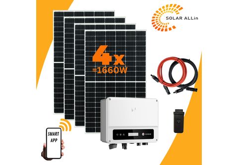 | Balkon-Solaranlage ALLin MediaMarkt SOLAR SMARTEC 1660W