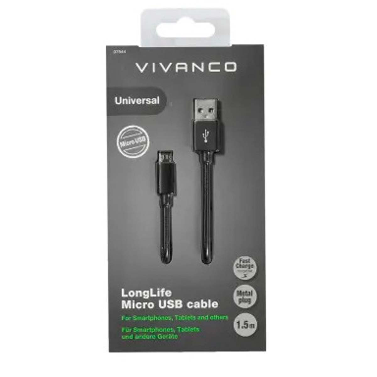 37544 VIVANCO Micro USB Kabel