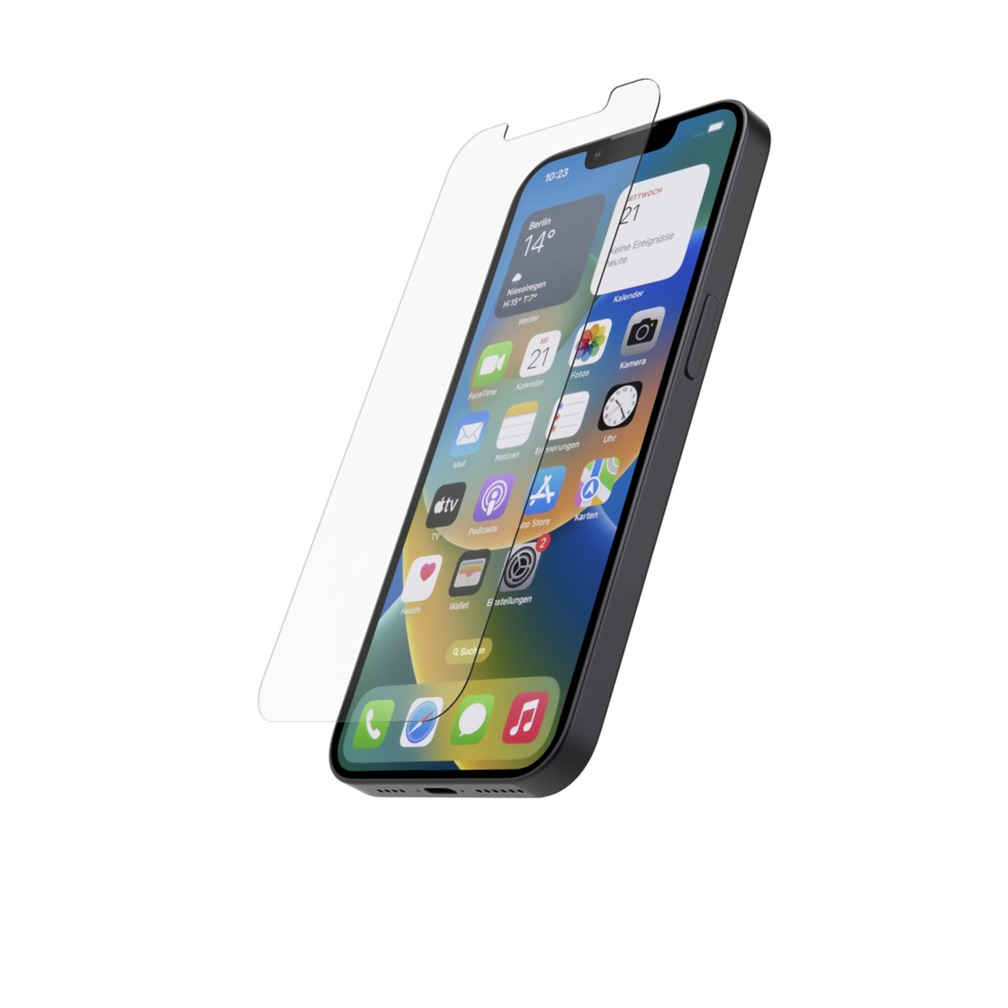 HAMA iPhone Apple Schutzglas Displayschutzglas(für 14)