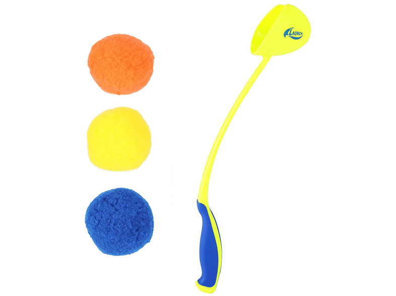 TOI-TOYS SPLASH Splashbälle - 3 Stück inkl. Ballschleuder Wasserspielzeug