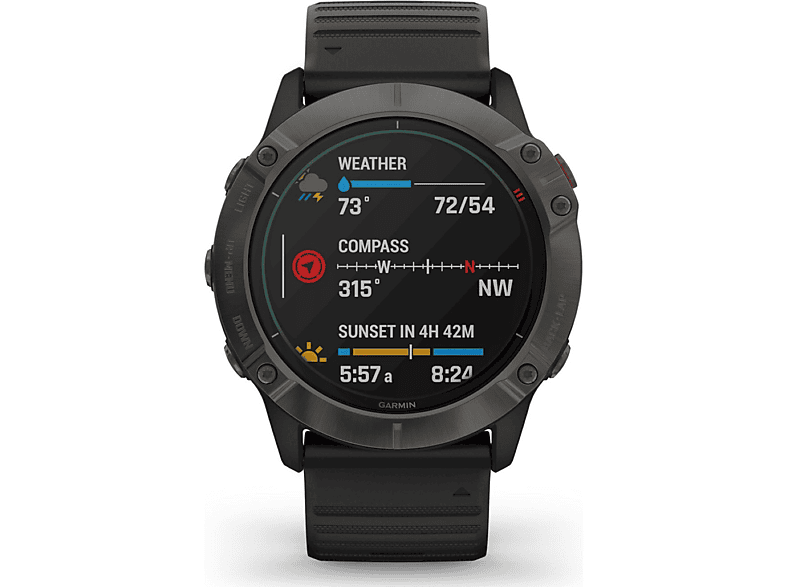 GARMIN 010-02157-21 Smartwatch Silikon, Schwarz | Smartwatches mit GPS