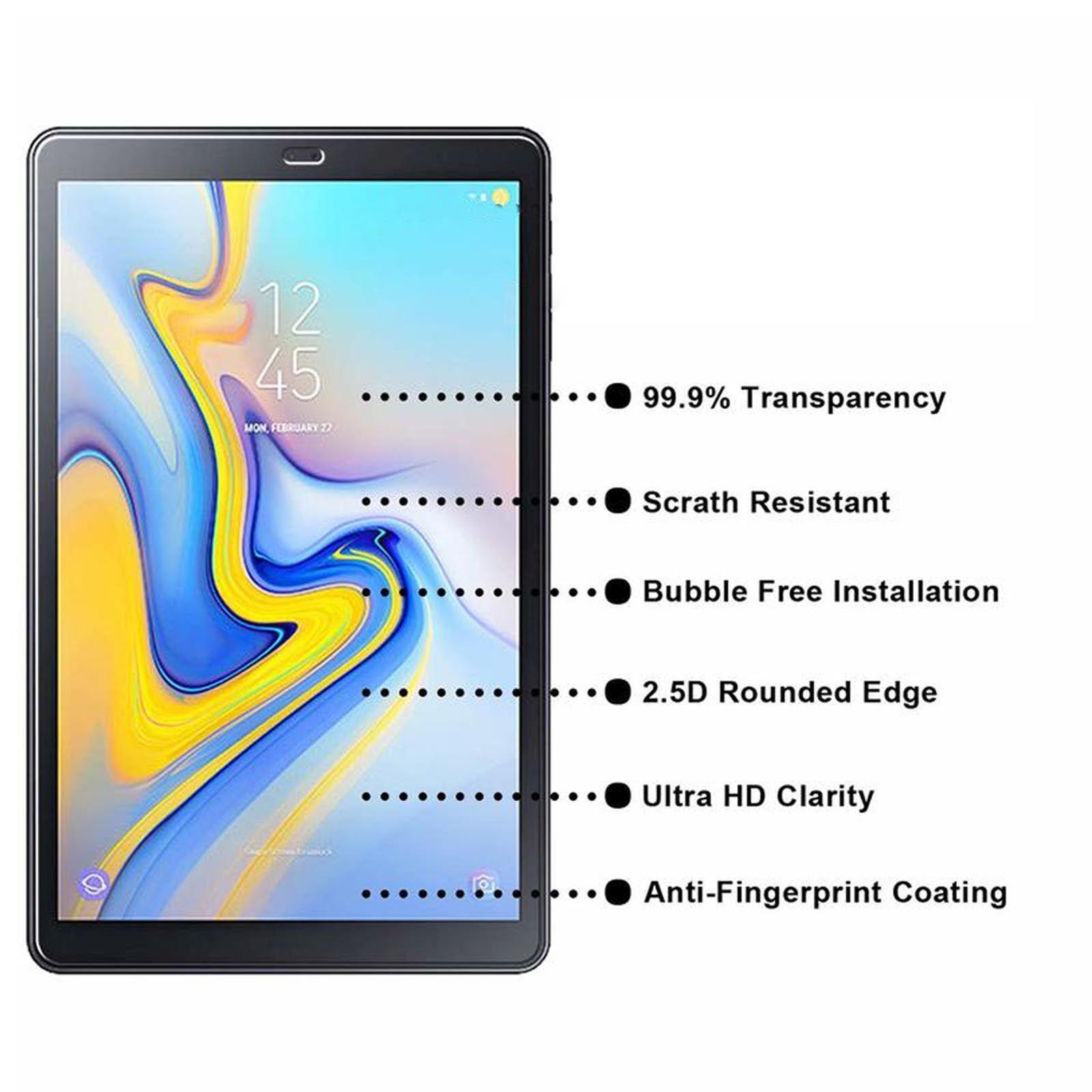 LOBWERK 2x Folie Schutzfolie(für Samsung Galaxy Tab A Zoll) SM-T590 10.5 T595