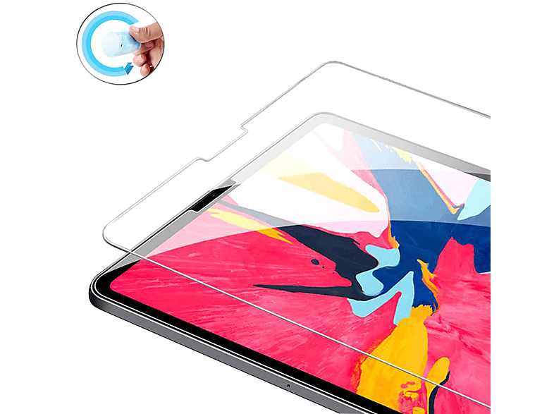 LOBWERK 2x Folie Schutzfolie(für Apple iPad Pro 12.9 2018/2020/2021)