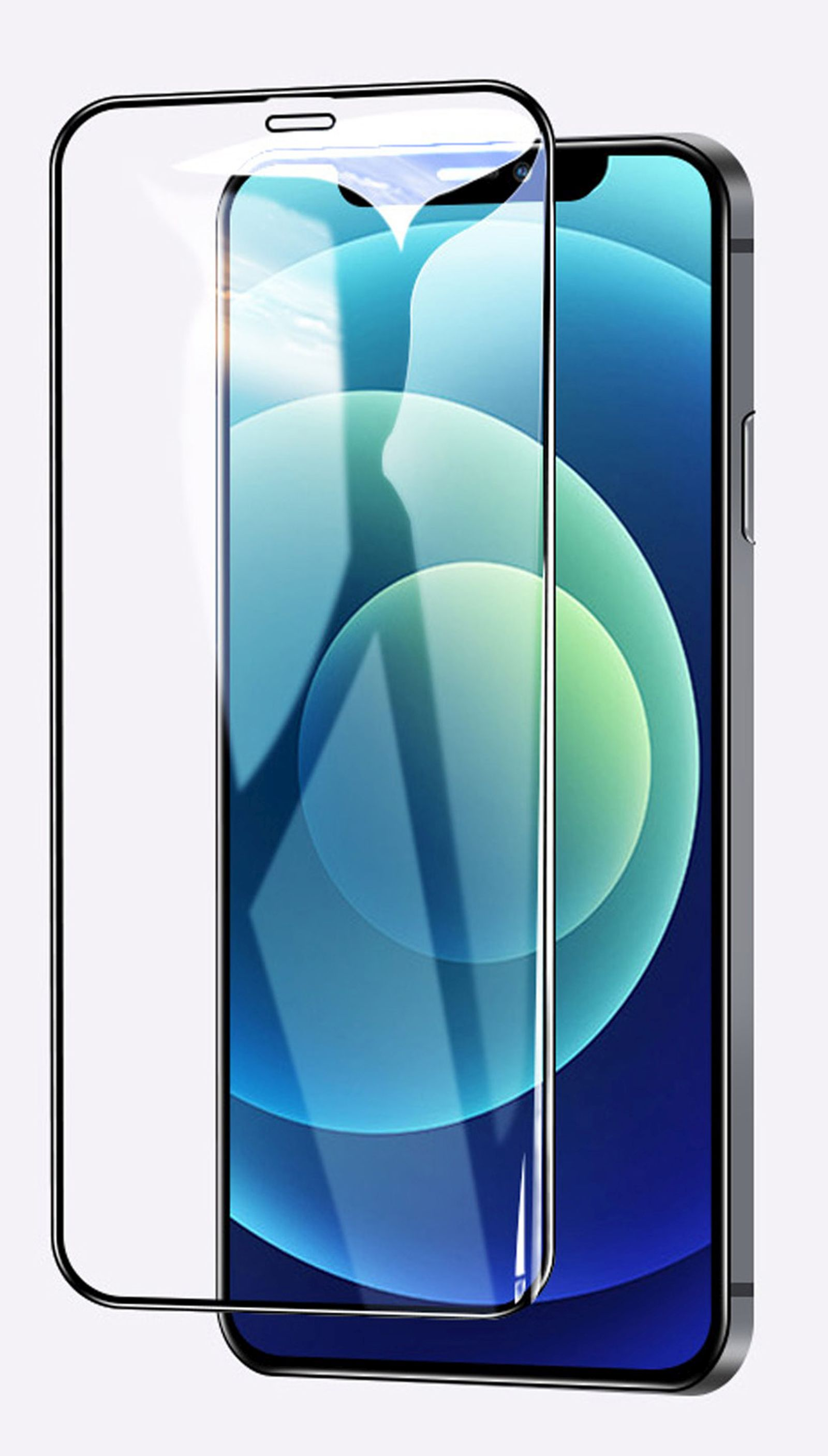 LOBWERK Glas Zollklar Kristallklar) 6.7 PRO Apple iPhone Schutzglas(für MAX 12 Antistatik
