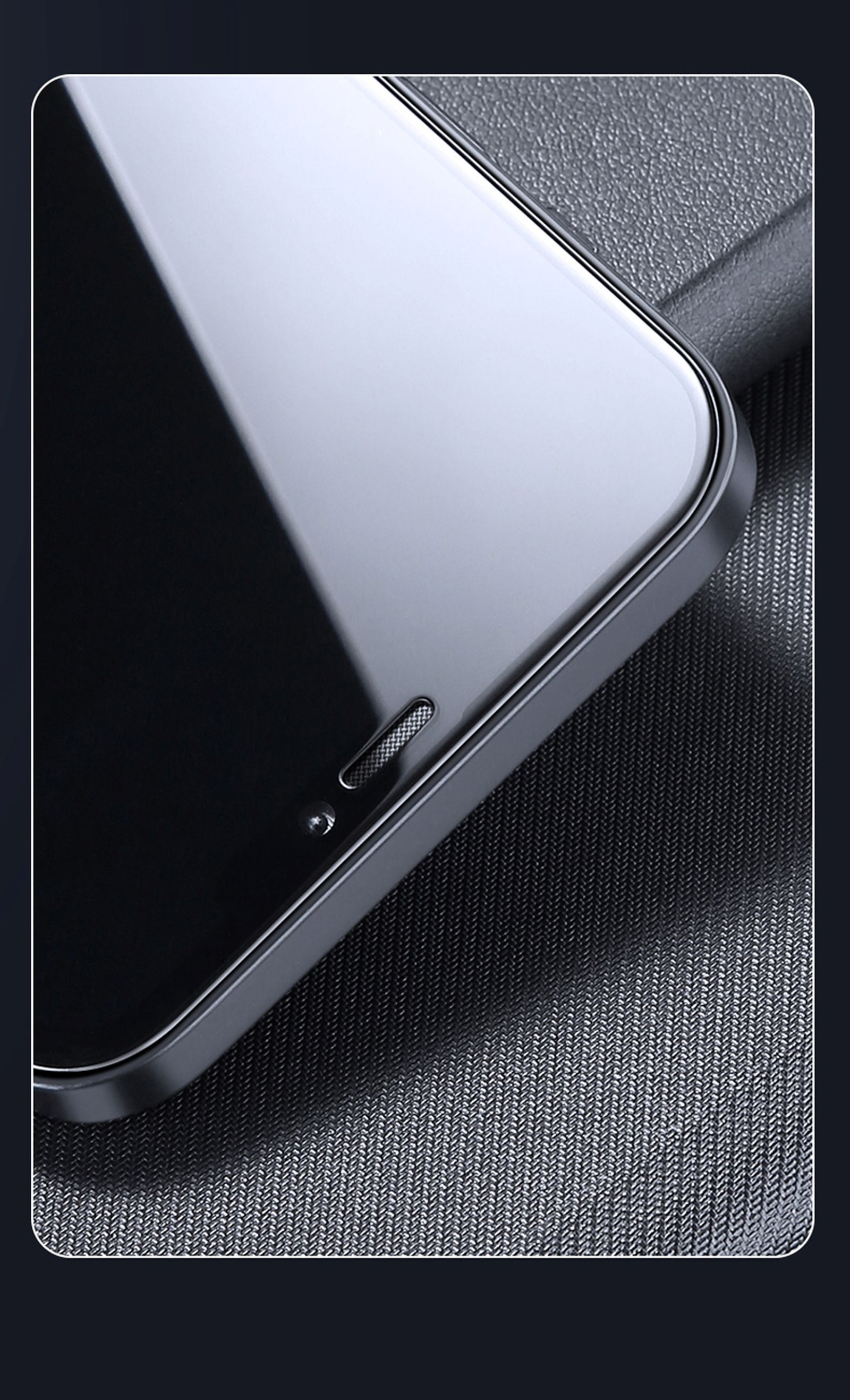 LOBWERK Glas Zollklar Kristallklar) 6.7 PRO Apple iPhone Schutzglas(für MAX 12 Antistatik