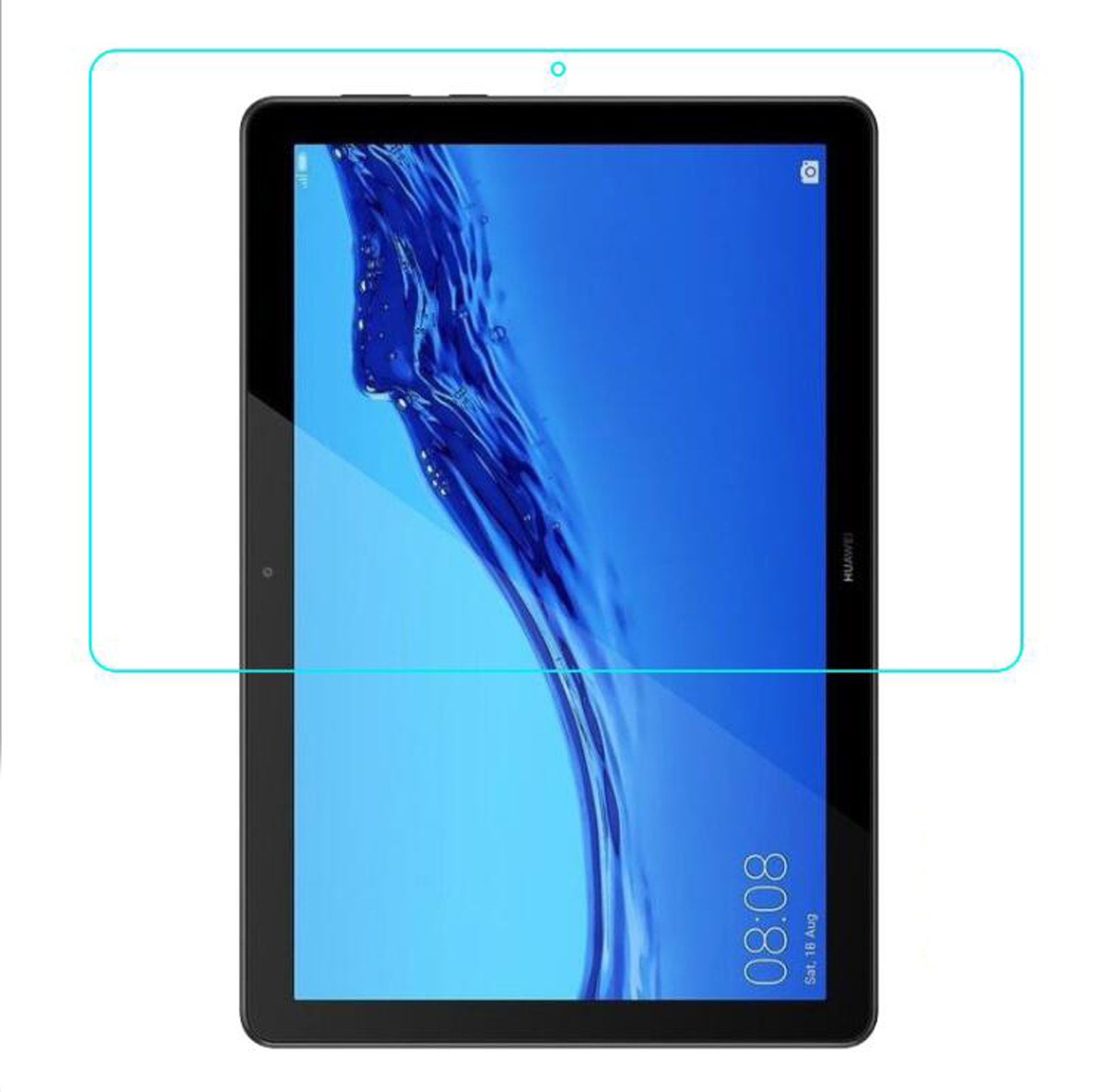 10 MediaPad Pad Huawei 10.1 5 Glas Honor T5 LOBWERK / Schutzglas(für Zoll)