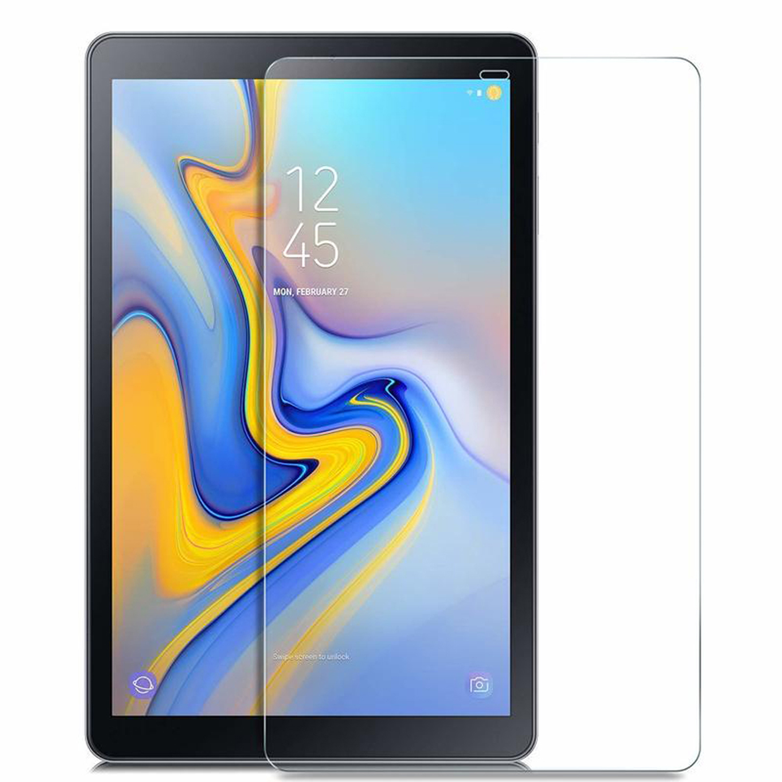 LOBWERK 2x Folie Schutzfolie(für Galaxy Tab 8.0 2018 Samsung A SM-T387 Zoll)