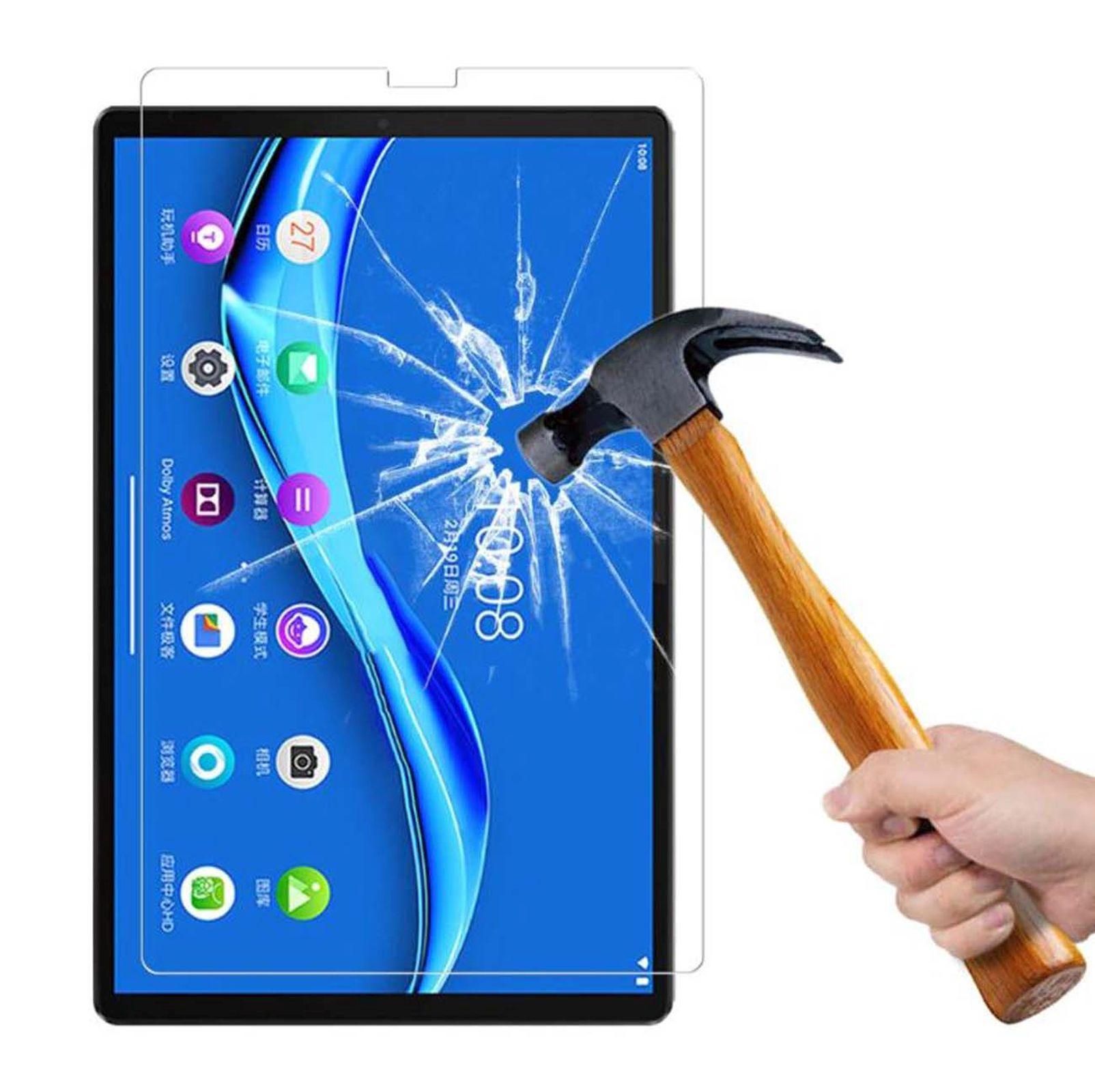 LOBWERK Glas Schutzglas(für Lenovo Tab Zoll) 10.3 M10 Plus TB-X606