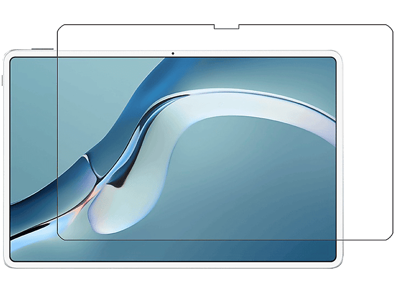 LOBWERK 2x Glas Schutzglas(für Huawei Pro Zoll) 12.6 2021 MatePad