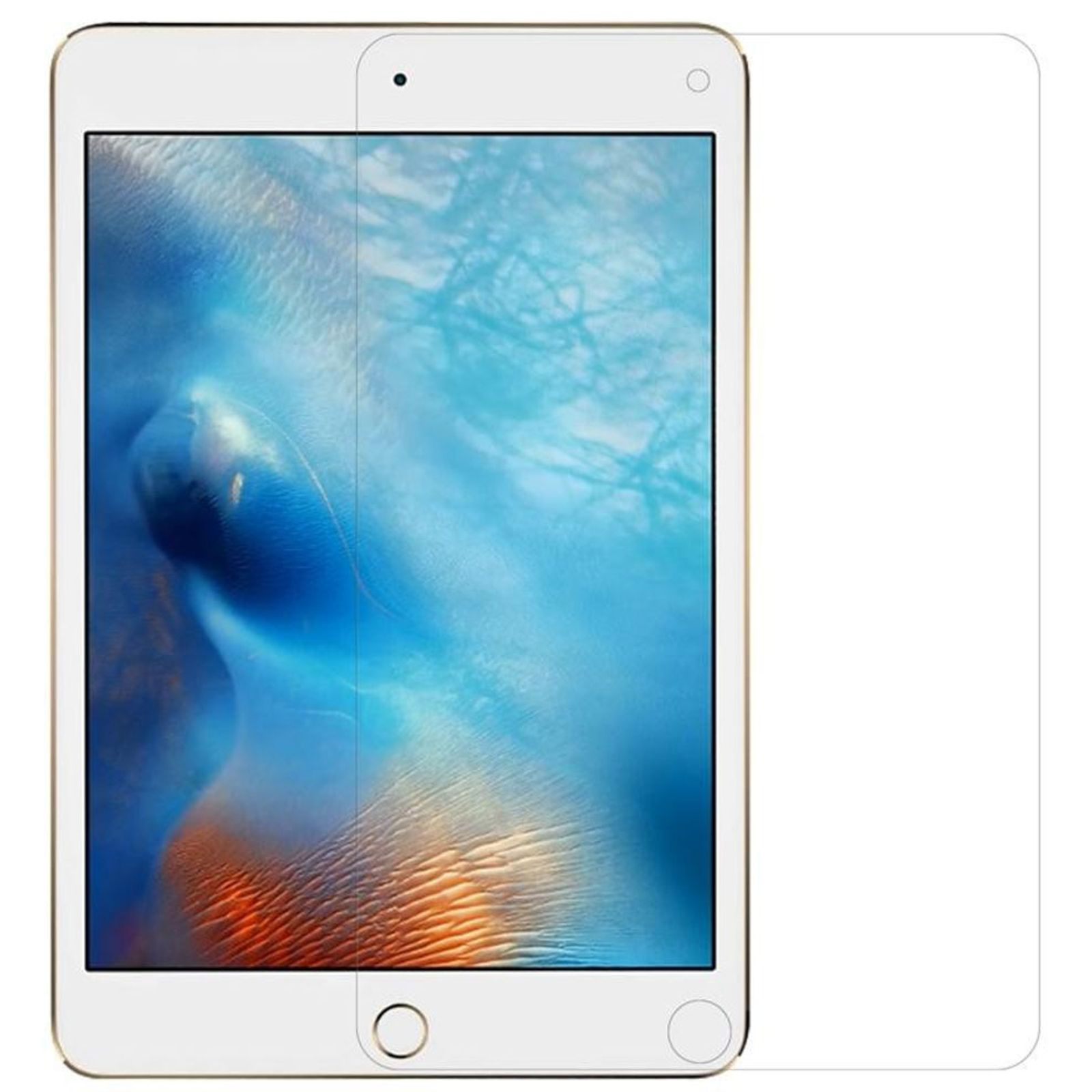 LOBWERK 2x Schutzfolie(für 7.9 iPad Zoll) Folie Apple 4/5 Mini