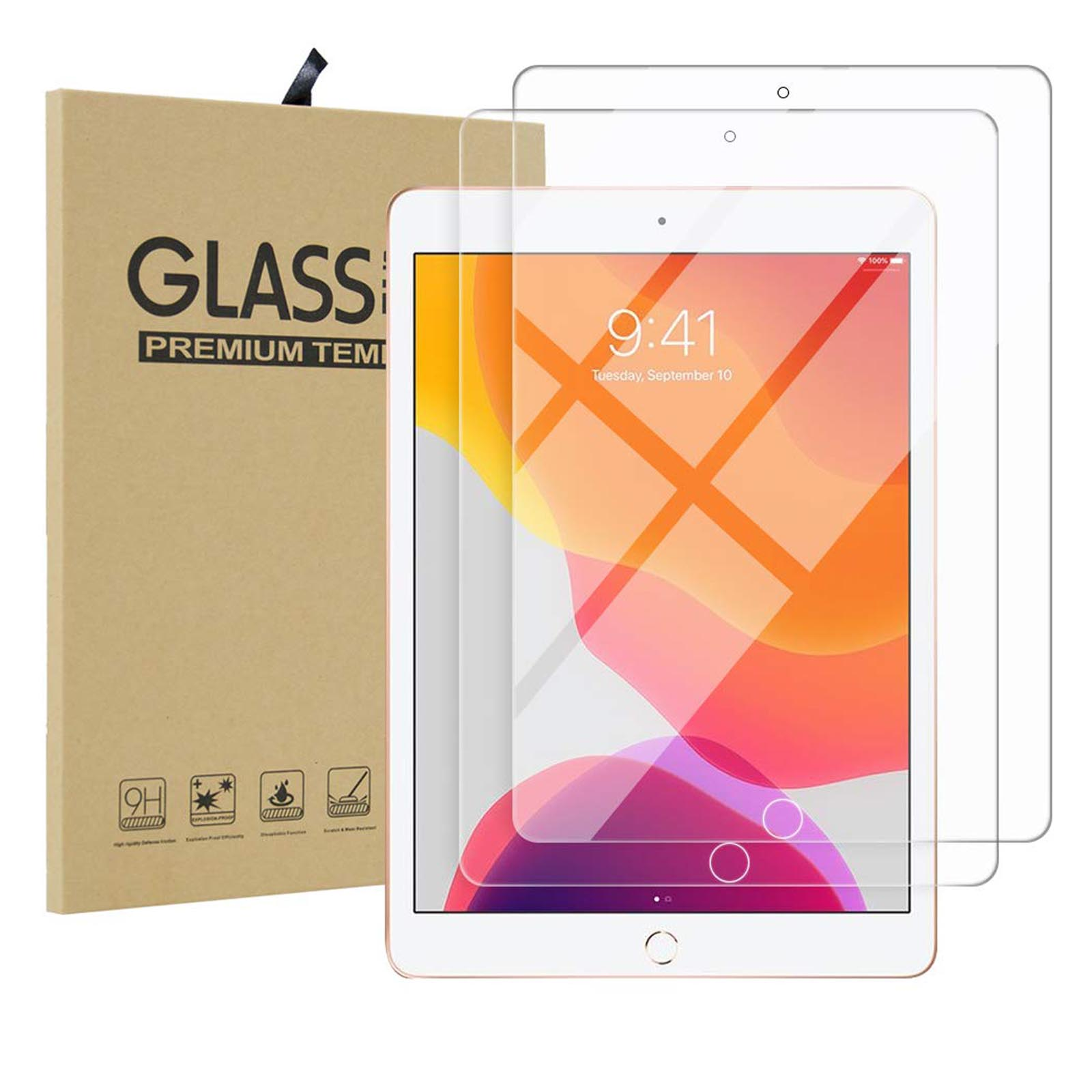 Apple 10.2 iPad 2019/ Glas Zoll Schutzglas(für /2021) 2020 LOBWERK