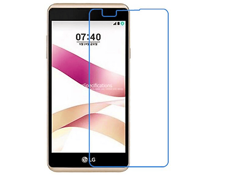 LOBWERK Glas Schutzglas(für LG X-Skin)