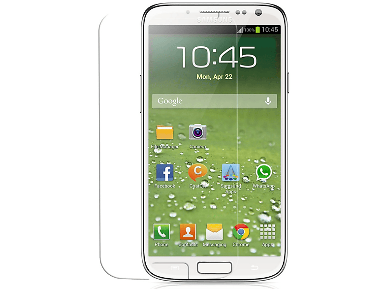 LOBWERK Folie Schutzfolie(für Galaxy Zoll) GT-I9500 5.0 Samsung S4