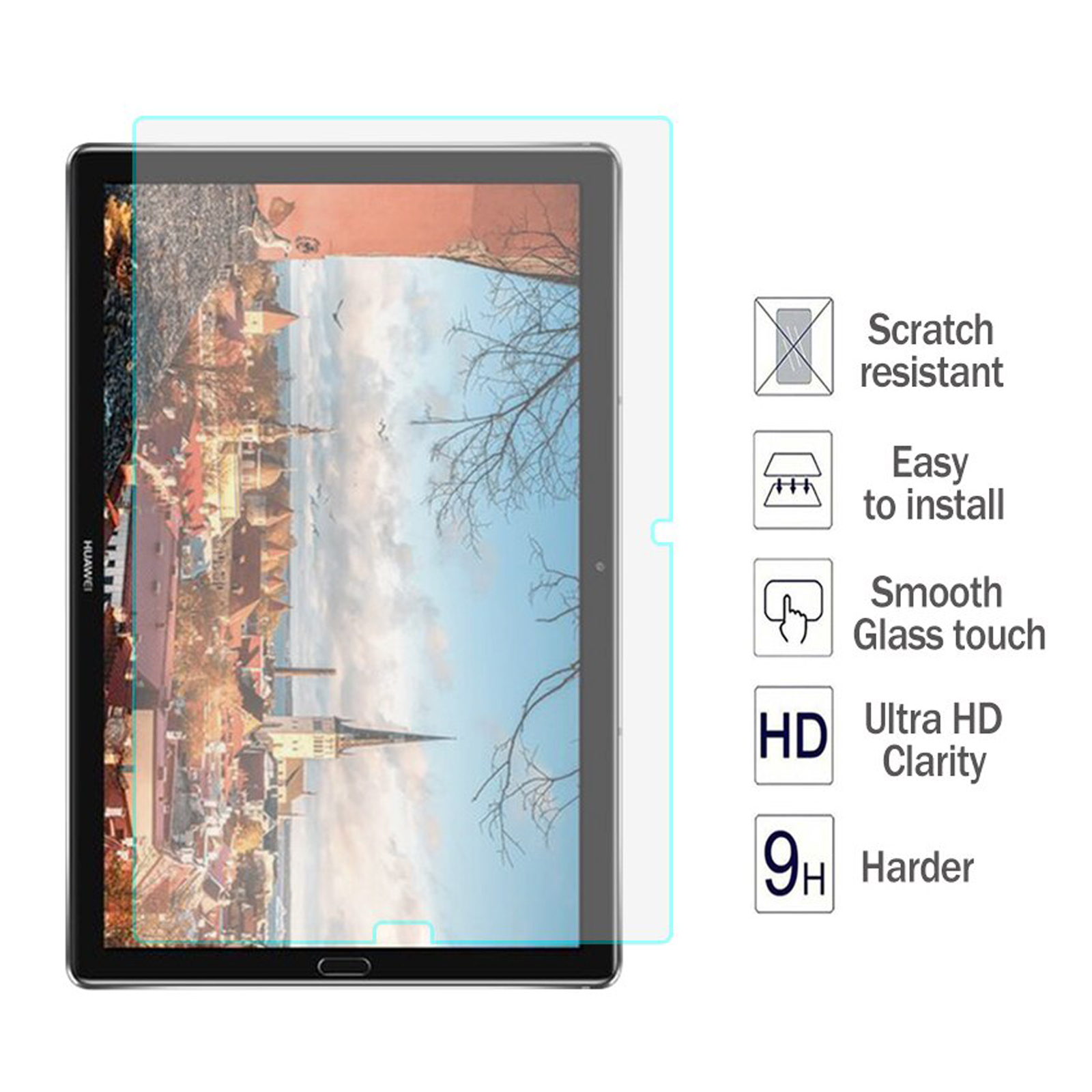 Huawei MediaPad LOBWERK M6 Schutzglas(für 10.8 Glas 2x Zoll)