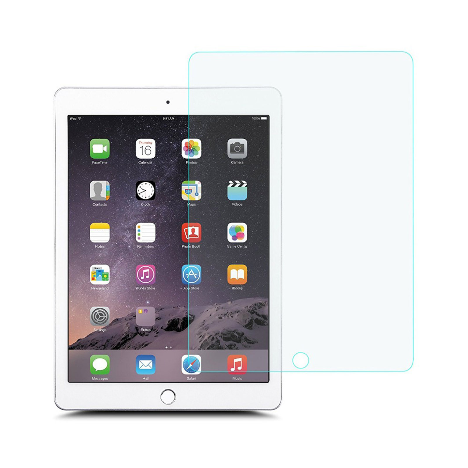 LOBWERK 2x 3 Pro Glas 2017 Air 2019 Apple 10.5 iPad iPad Zoll) Schutzglas(für