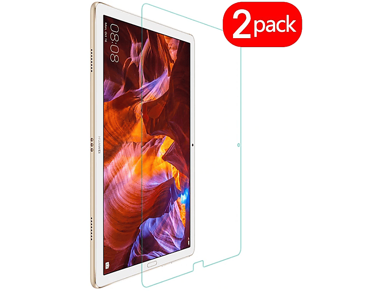 LOBWERK 2x Glas Schutzglas(für Huawei MediaPad M6 10.8 Zoll) | Tabletschutzfolien