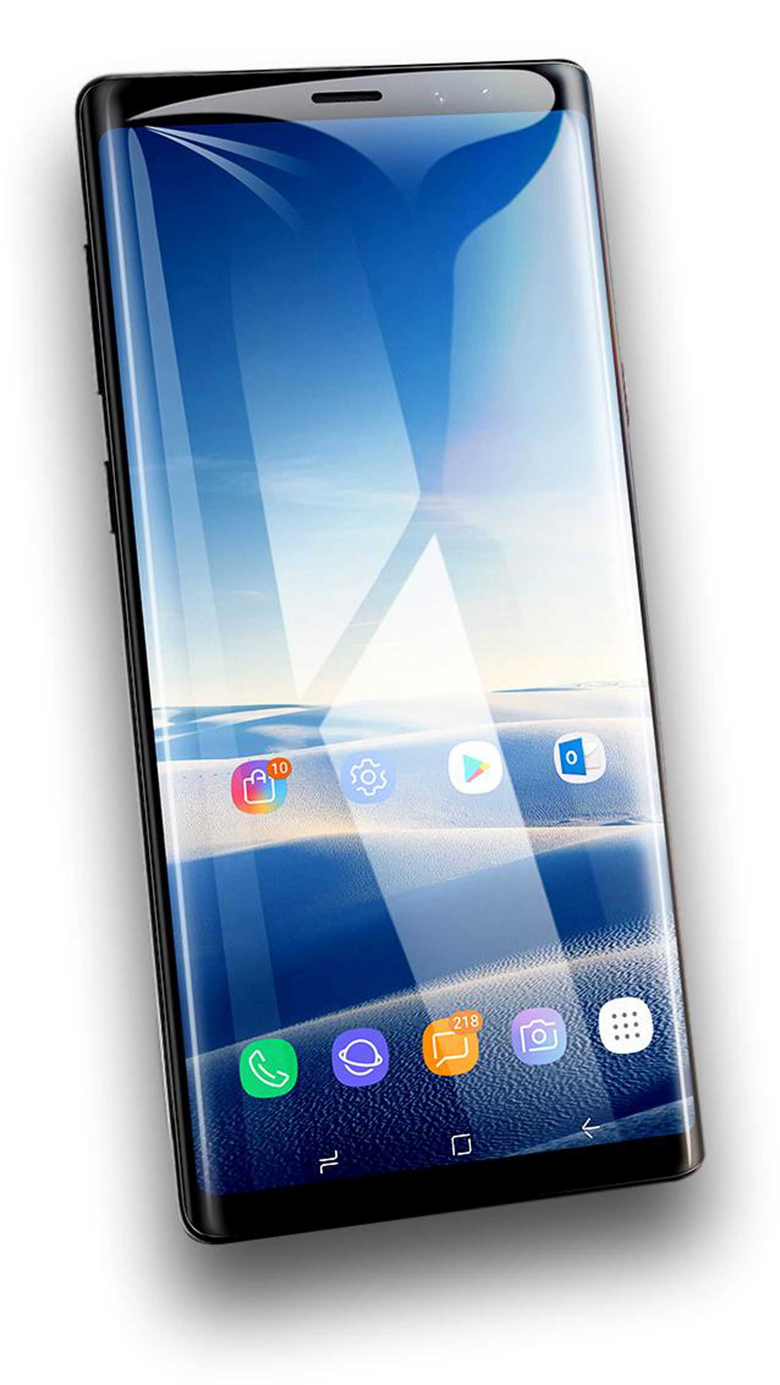 9 6.3 Note Samsung LOBWERK Schutzglas(für SM-N960 Glas Zoll) Galaxy