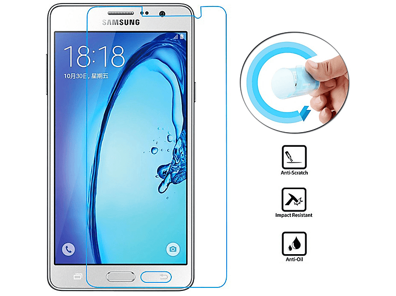 LOBWERK Folie Schutzfolie(für Samsung Galaxy ON 5 G-5500)