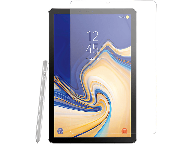 LOBWERK 2x Glas Schutzglas(für Samsung Galaxy Tab S4 SM-T830 T835 10.5 Zoll)