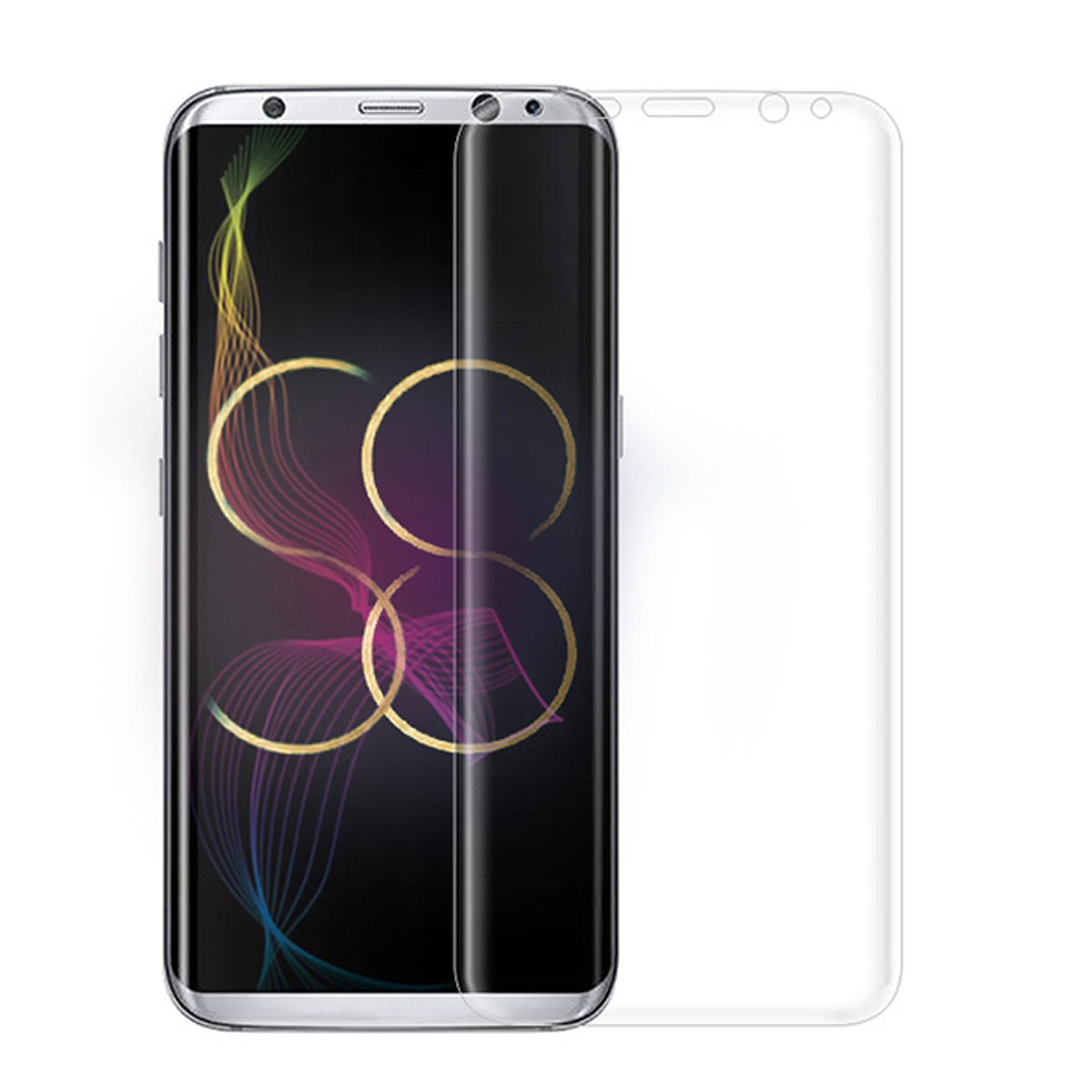 LOBWERK 5.8 Schutzglas(für S8 SM-G950 Galaxy Glas Samsung Zoll)