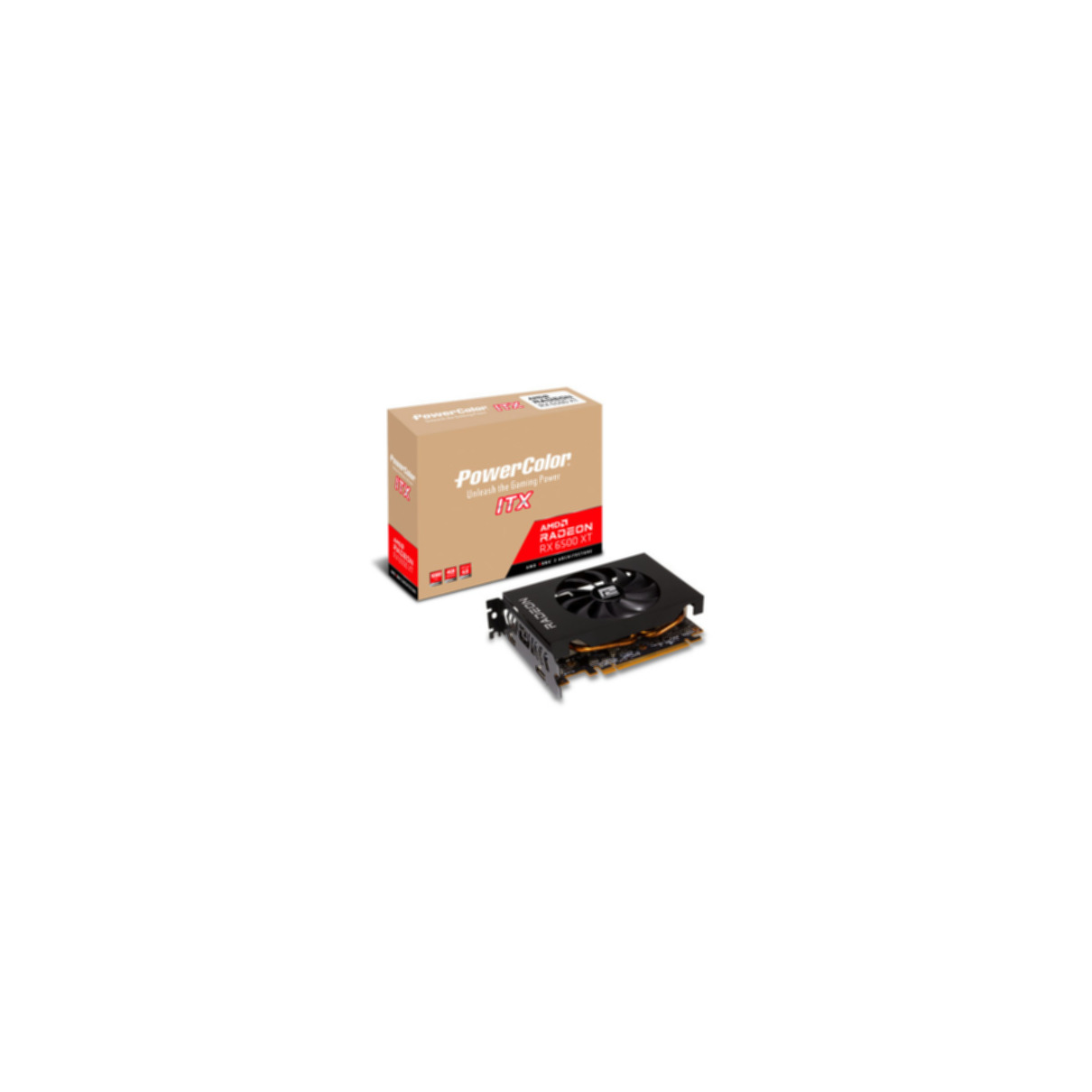 POWERCOLOR AXRX 6500XT 4GBD6-DH Grafikkarte) (AMD