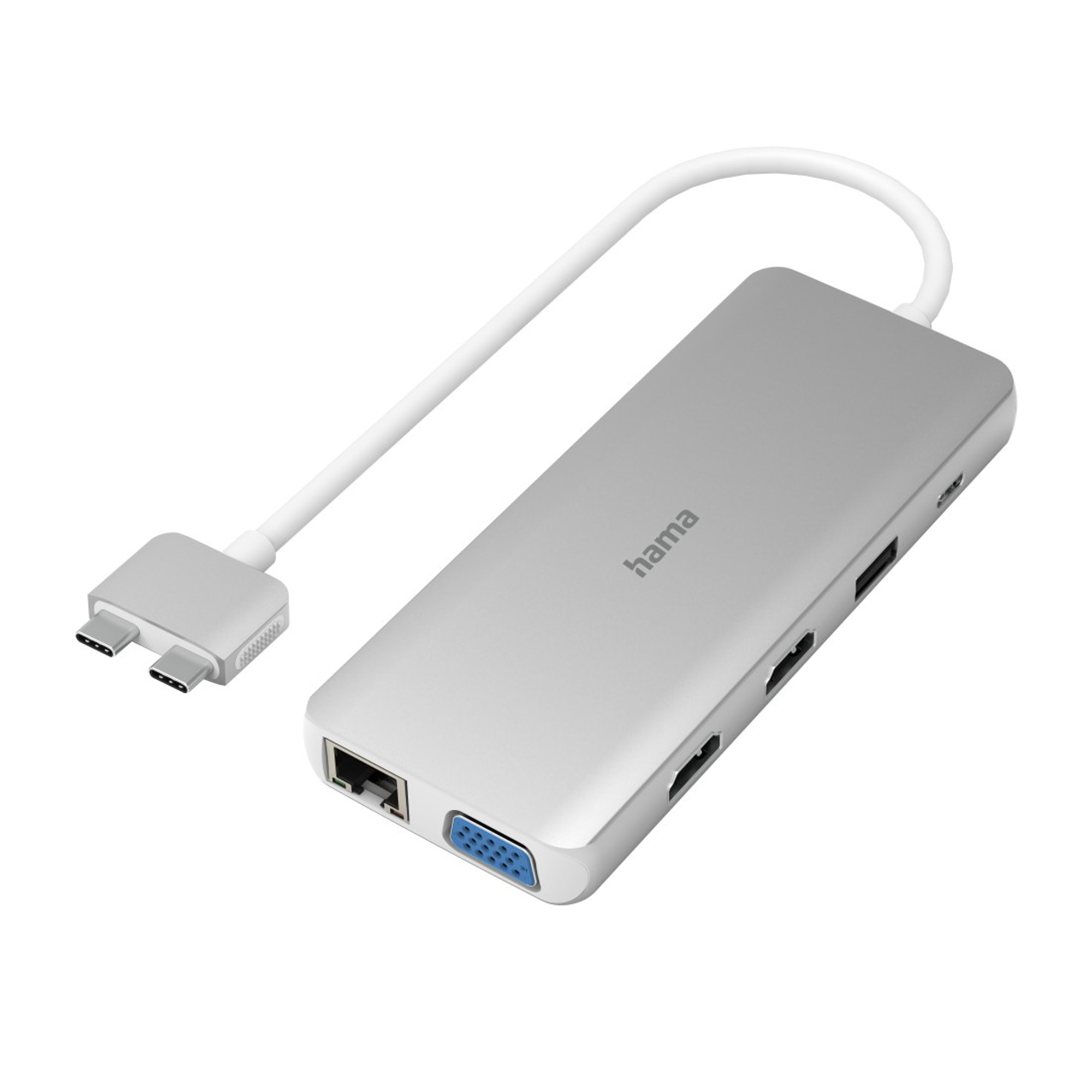 USB-Hub, Connect2Mac, Silber HAMA