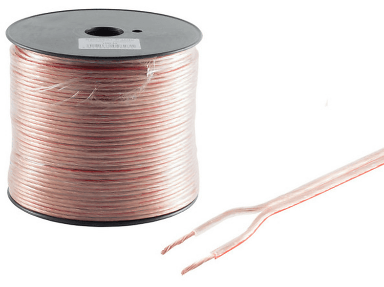 Sonero Sonero Lautsprecherkabel 2x2,5mm², CCA 100m, Weiß Audio-Kabel