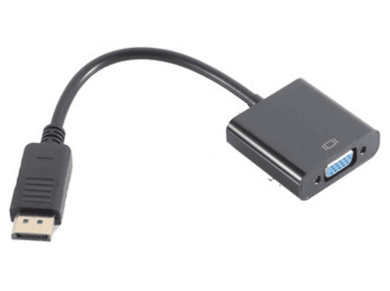 VGA Stecker Buchse 1.2/ Displayport Adapter, Adapter KABELBUDE DisplayPort