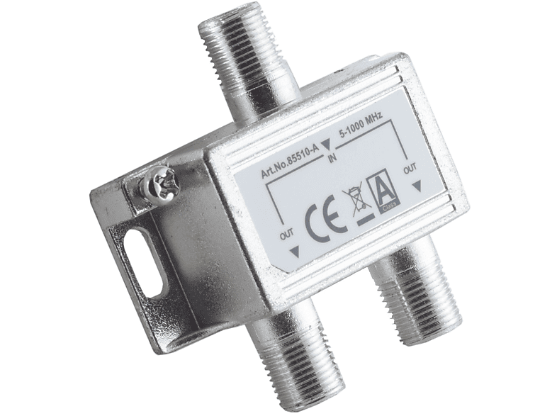 KABELBUDE F-Serie; Stammverteiler; 2-fach; 5-1000 MHz, 85 dB Antennen (Koax)