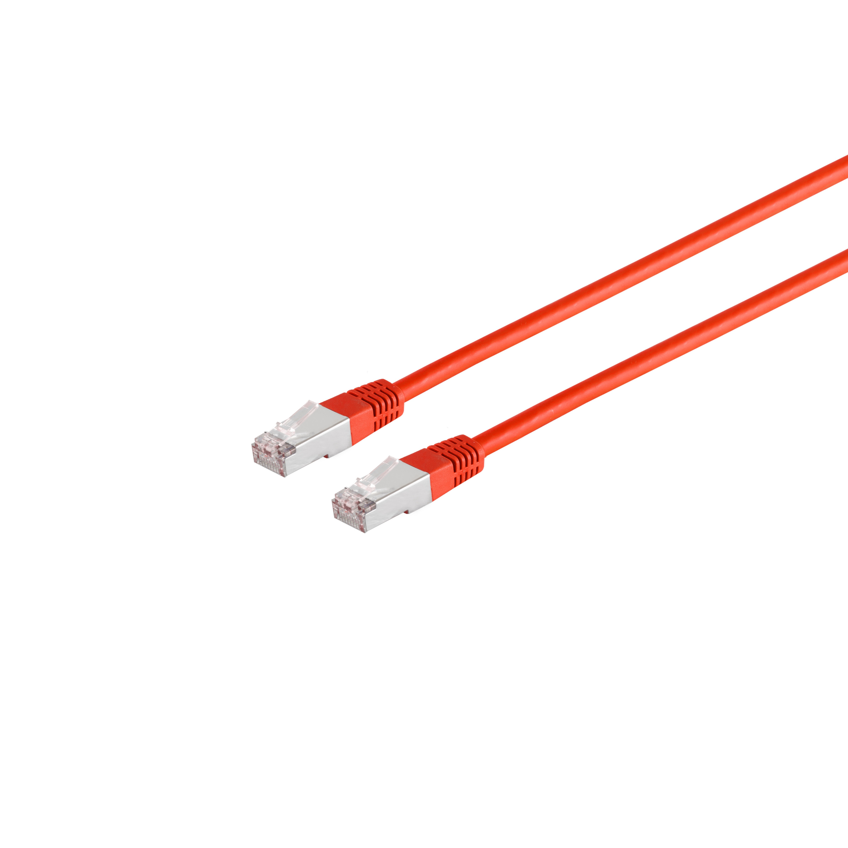 Patchkabel RJ45, MAXIMUM SF/UTP, CONNECTIVITY rot, 15,0m, cat. Patchkabel, m S/CONN 5e, 15