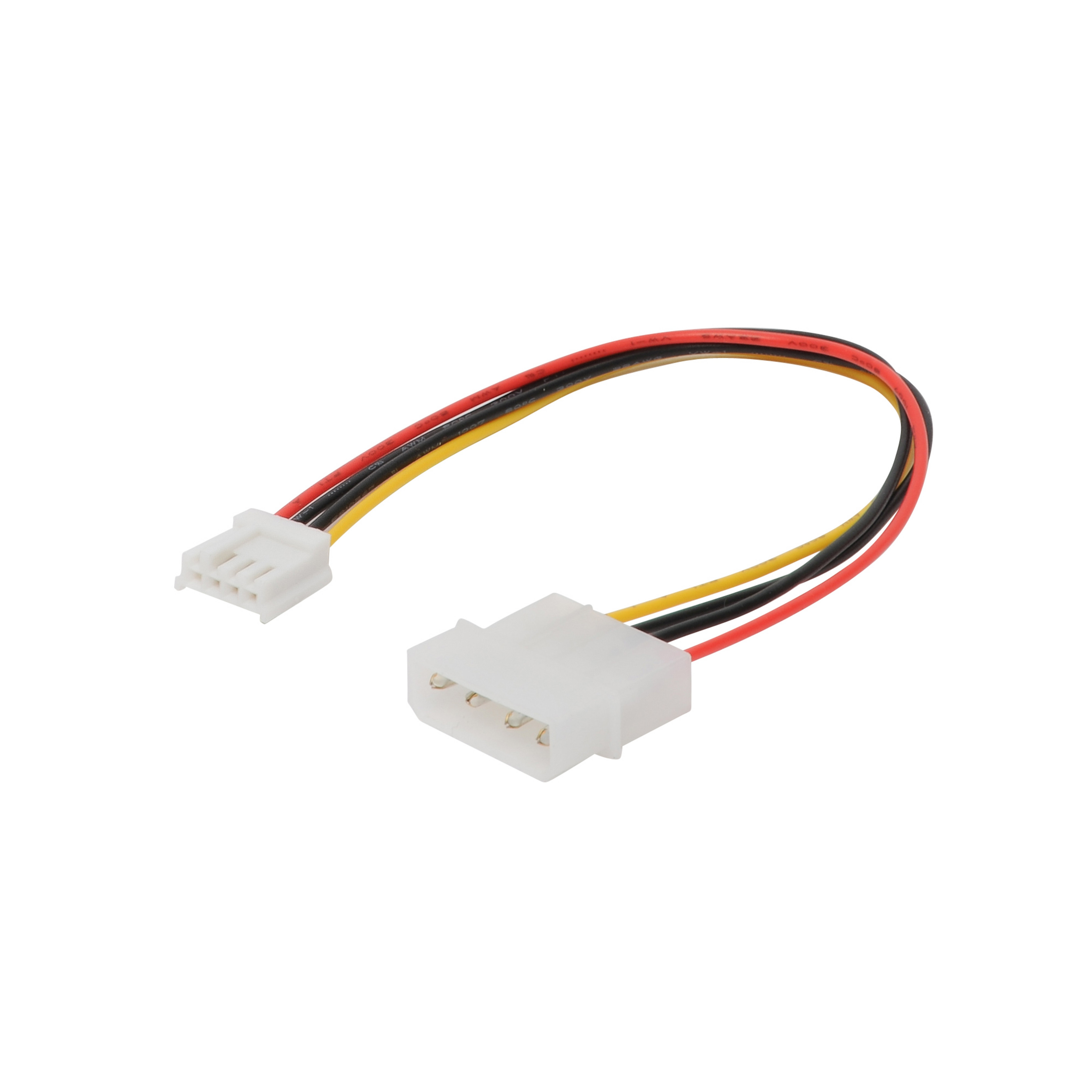 Ein Kabel mit einem weißen Stecker und einem schwarzen Stecker.