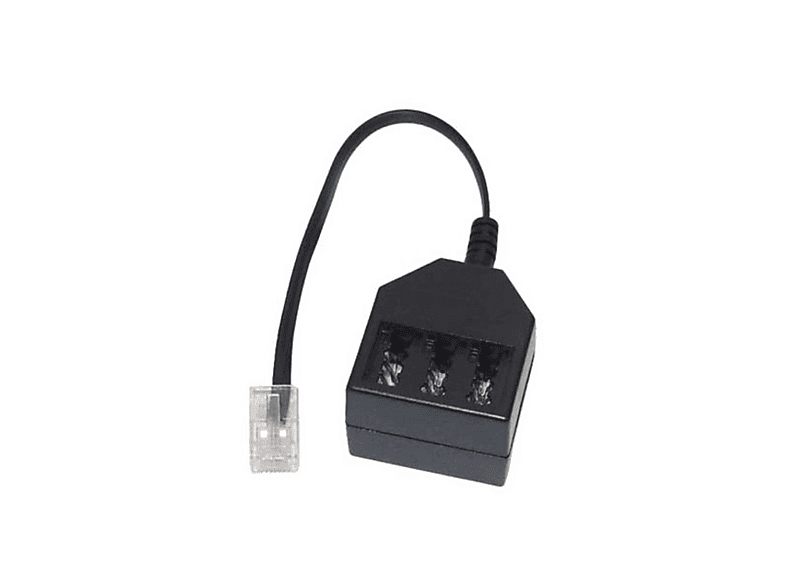Adapterkabel RJ11 - TAE NFN-Buchse 0,15m Western-Stecker 6/4 / TAE NFN