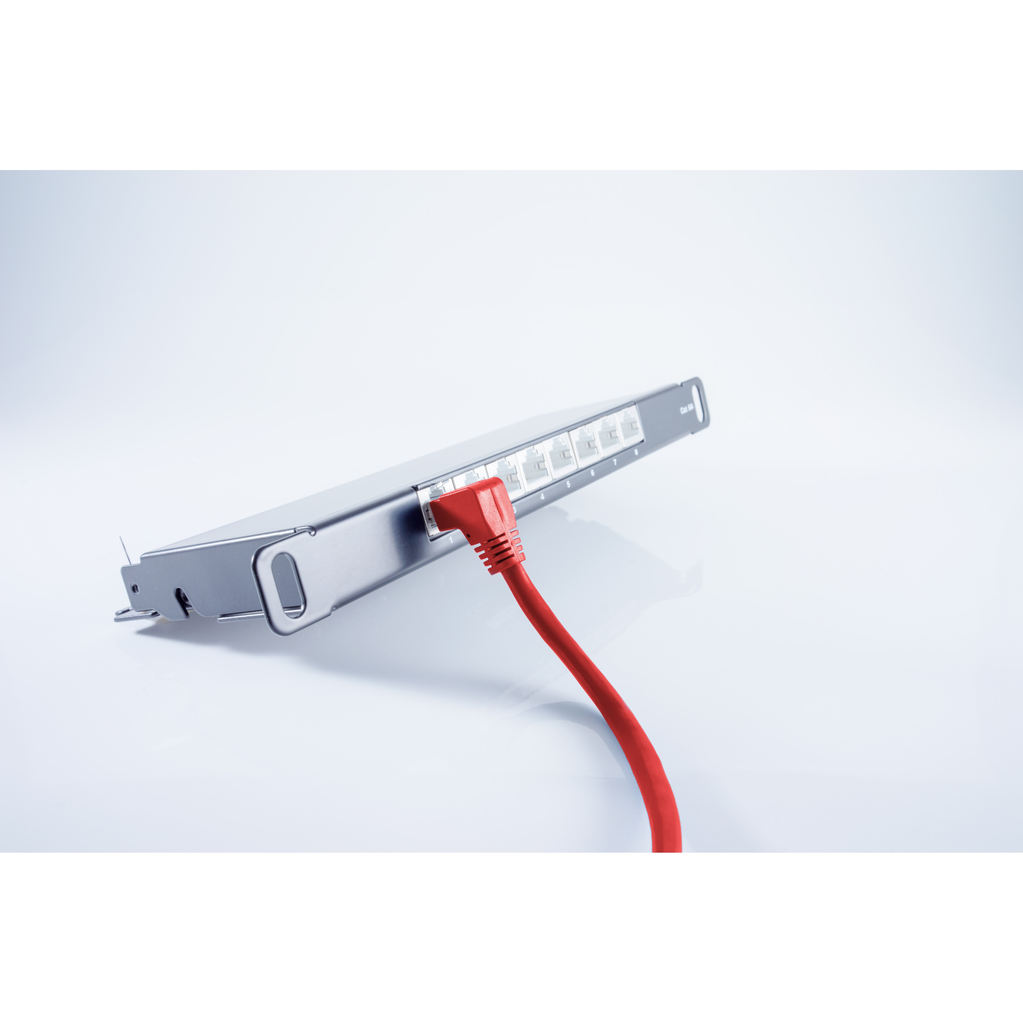 KABELBUDE Patchkabel cat RJ45, Winkel-gerade 6 1m, PIMF Patchkabel m 1 rot S/FTP